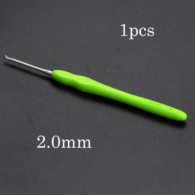 0,5-10,0 χιλιοστά Πλεκτό στο χέρι Βελονάκι σιλικόνης Πολύχρωμη λαβή Βελόνα πλεξίματος Εργονομικά Εργαλεία Ραπτικής Πλεκτής Αξεσουάρ