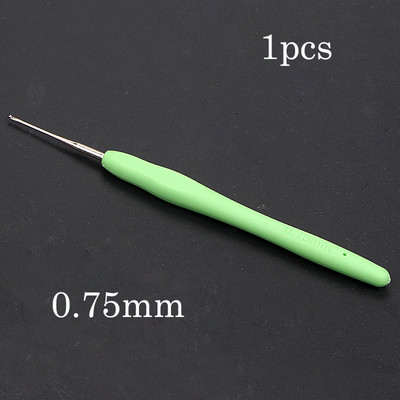 0,5-10,0 χιλιοστά Πλεκτό στο χέρι Βελονάκι σιλικόνης Πολύχρωμη λαβή Βελόνα πλεξίματος Εργονομικά Εργαλεία Ραπτικής Πλεκτής Αξεσουάρ