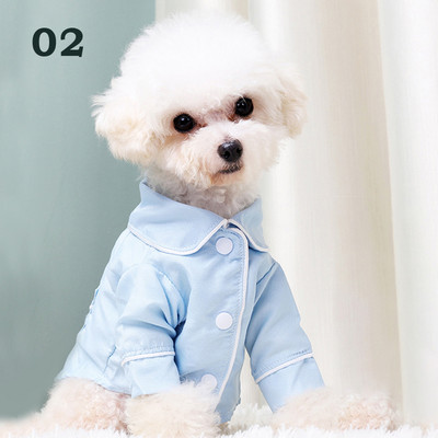 Kisállat Kutya Pizsama Téli Kutya Jumpsuit Ruházat Macska kölyök ing Hálóruha Kisállatkabát Ruha kis kutyáknak Francia Bulldog Yorkie