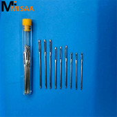 Adāmadata 9 gab. Krustdūriena tērauds ar pudeli lielām acsām Mājas piederumi Instrumenti Strupas šūšanas adatas Sudrabs