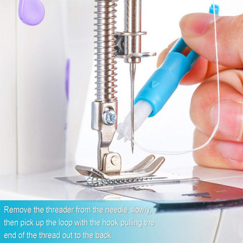 Ραπτομηχανή Needle Threader Stitch Inserting Tool Automatic Threader Quick Sewing Threader Needle Changer Κρατήστε τις βελόνες σταθερά