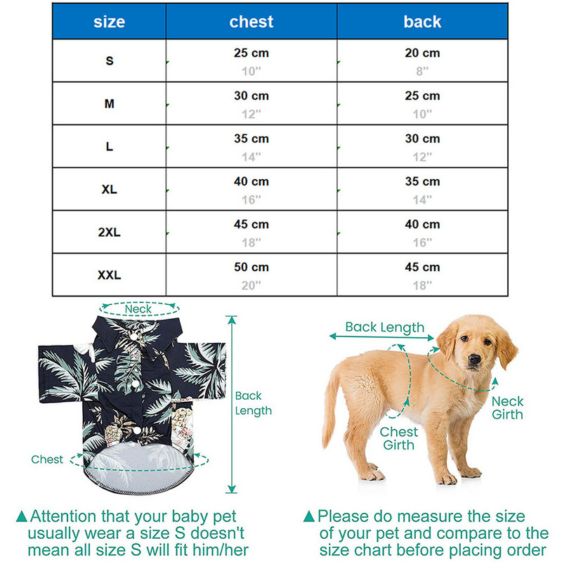 Vasaras suņu apģērbi Kaķu krekls Suņu pludmale T Shrit Havajiešu stila plāns, atsvaidzinošs, elpojošs mājdzīvnieku kucēnu apģērbs Pomerānijas mopsim