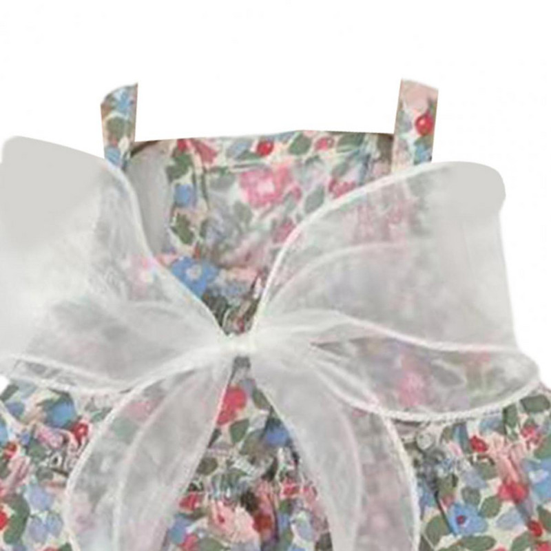 Macskaruha pamut virágmintás ujjatlan kétlábú kutyaszoknya Mosható Könnyen hordható szakadásálló cicahercegnő ruhák