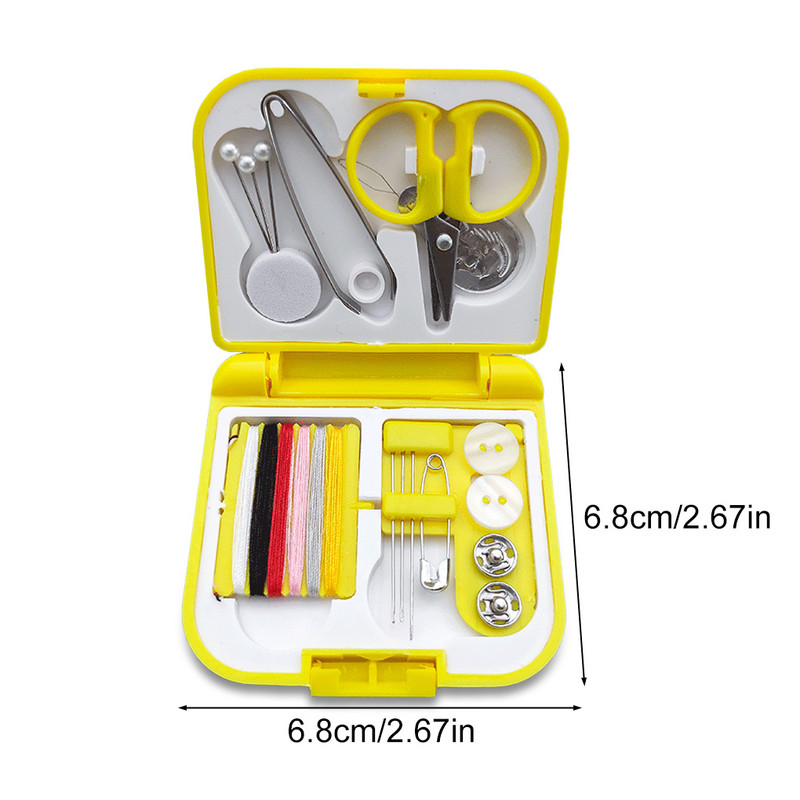 Šūšanas uzglabāšanas kaste ar sprādzi Izšūšanas Adatas Pārnēsāšanas futrāļi Amatniecība Rokdarbu organizators Adīšana Mājsaimniecības ceļojumi