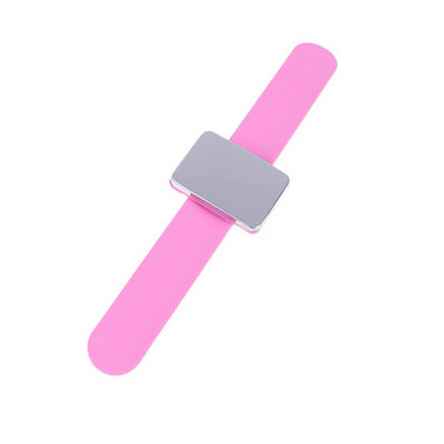 Mágneses tűpárna szilikon csuklótűpárna Biztonságos karkötőtűk Tárolószalag varró csuklópánt tűtartó Varrás kiegészítők