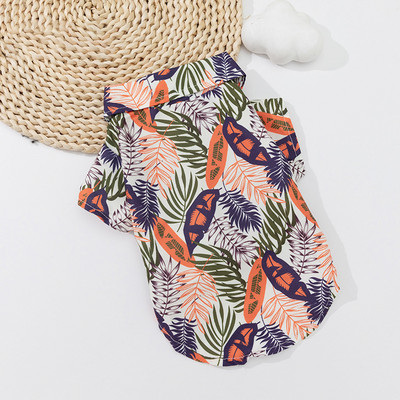 Hawaii tengerparti kisállat kutya ruhák nyári kölyökkutya ingek kis közepes méretű kutyáknak mellény ruházat divat macska kutya pólók jelmez