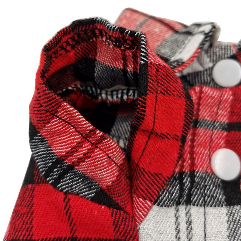Vasaras mājdzīvnieku krekls modes britu stila rūtains suņu veste apģērbs maziem suņiem Čivavas kokvilnas kucēnu krekli T krekls kaķu vestes