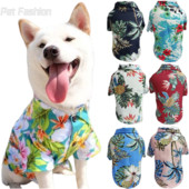 Ρούχα σκυλιών σε στυλ Χαβάης 2023 Ρούχα για κατοικίδια γαλλικά μπουλντόγκ Καλοκαιρινά πουκάμισα σκυλιών για μικρούς μεσαίους σκύλους Ρούχα για κουτάβι Ropa Perro Pug