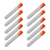 10 τμχ Διαφανές πλαστικό κέντημα τσόχα ραπτικής βελόνας καρφίτσας βελόνας αποθήκευσης σωλήνας θήκης μπουκαλιών Κουτί αποθήκευσης