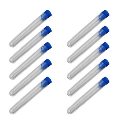 10 τμχ Διαφανές πλαστικό κέντημα τσόχα ραπτικής βελόνας καρφίτσας βελόνας αποθήκευσης σωλήνας θήκης μπουκαλιών Κουτί αποθήκευσης