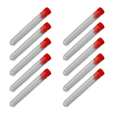 10 τμχ Διαφανές πλαστικό κέντημα τσόχα ραπτικής βελόνας καρφίτσας βελόνας αποθήκευσης σωλήνας θήκης μπουκαλιών Κουτί αποθήκευσης