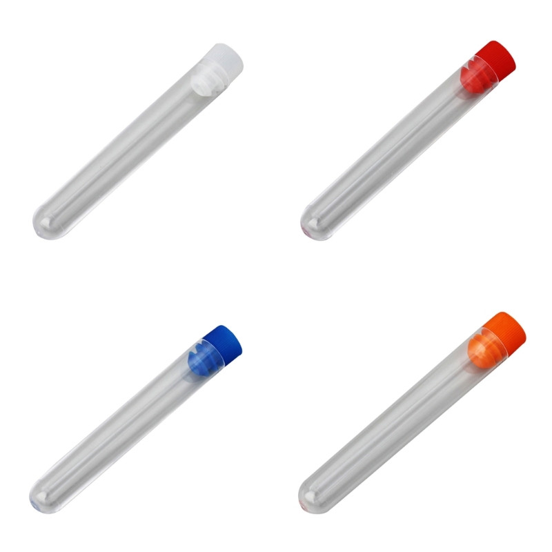 10 τμχ Διαφανές πλαστικό κέντημα τσόχα ραπτικής βελόνας καρφίτσας βελόνας αποθήκευσης σωλήνας θήκης μπουκαλιών Κουτί αποθήκευσης