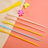 50tk 7cm 9cm 15cm plastikust kudumisvardad heegelnõelad villane lõng varras Lastele isetehtud kampsun kudumistööriistad tarvik