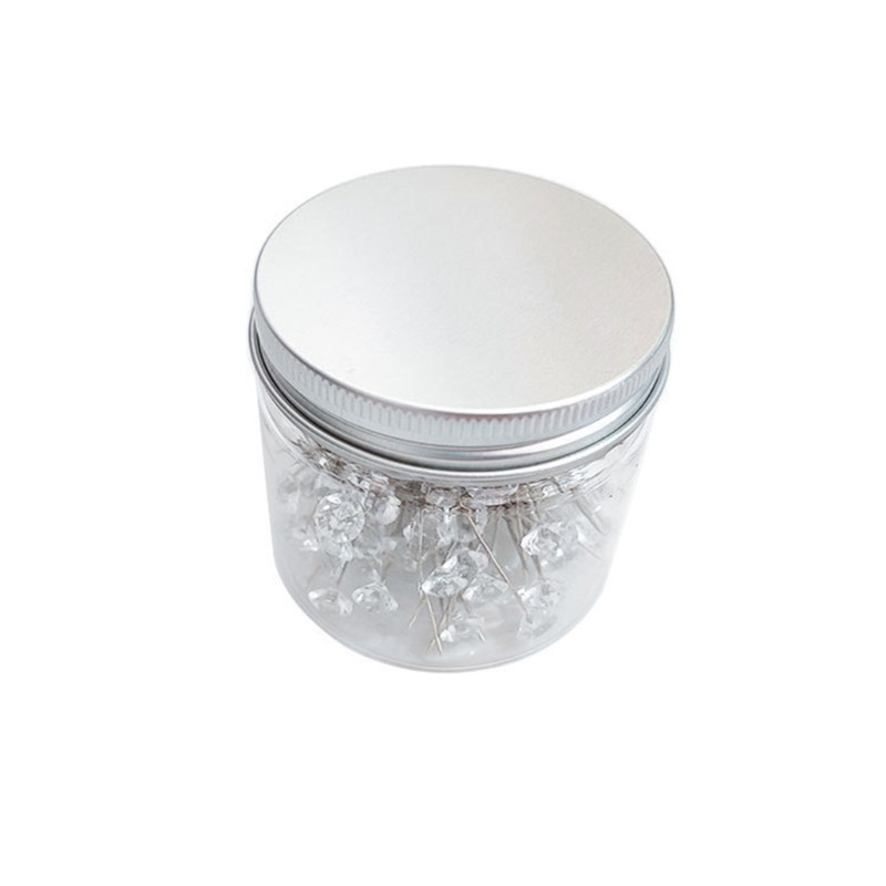 Peanõelad Läbipaistvad kudumisnõelad Pikad õmblusnõelad Teemantkujulised lillenõelad plastkarbiga kimpude jaoks käsitööks Kauba saatmine