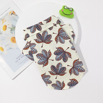 Χαβάης μπλουζάκια για σκύλους παραλίας με λεπτή αναπνεύσιμη καλοκαιρινή στολή Ρούχα για μικρά σκυλιά Γιλέκο για κουτάβι για κατοικίδια