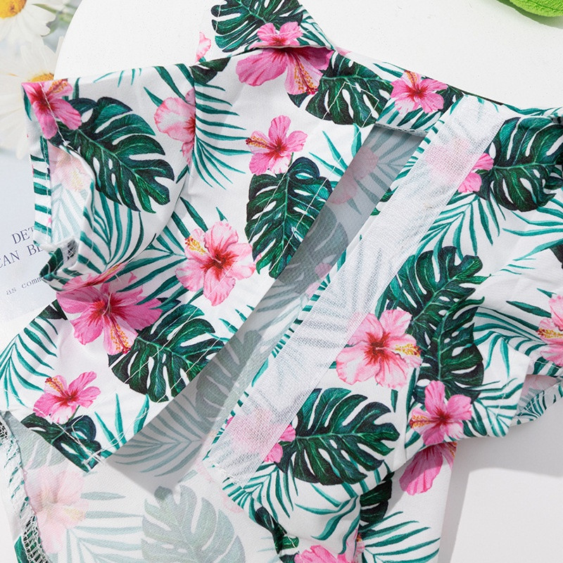 Χαβάης μπλουζάκια για σκύλους παραλίας με λεπτή αναπνεύσιμη καλοκαιρινή στολή Ρούχα για μικρά σκυλιά Γιλέκο για κουτάβι για κατοικίδια