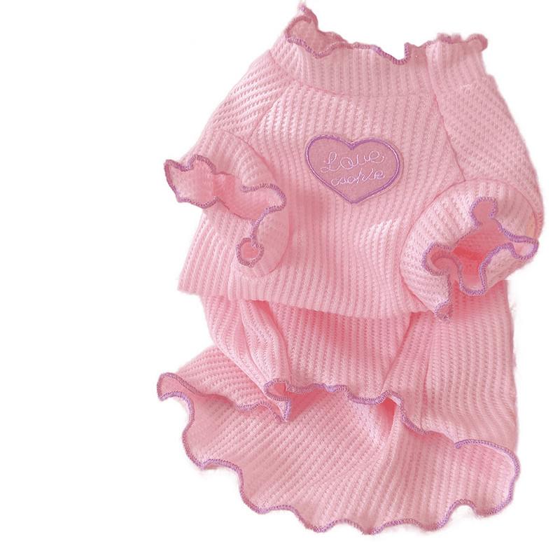 Ροζ βάφλα Καλοκαιρινό αμάνικο γιλέκο γατούλα ρούχα για γάτες Σφίγγα φόρεμα χωρίς τρίχες γάτας Devon Rex Sphynx Ρούχα για γάτες