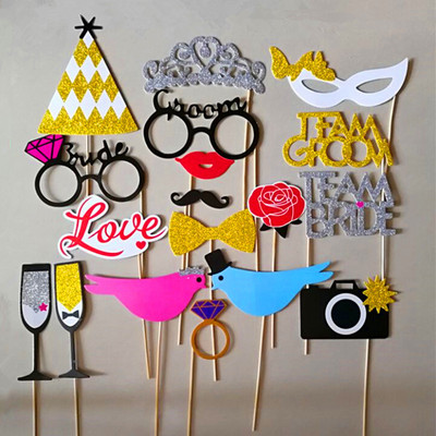 15-30 tk Naljakas pulmapaber fotokabiini rekvisiidid DIY vuntsid huuled prillid maskid fotokabiini meeskonna pruudi sünnipäevapeo kaunistus