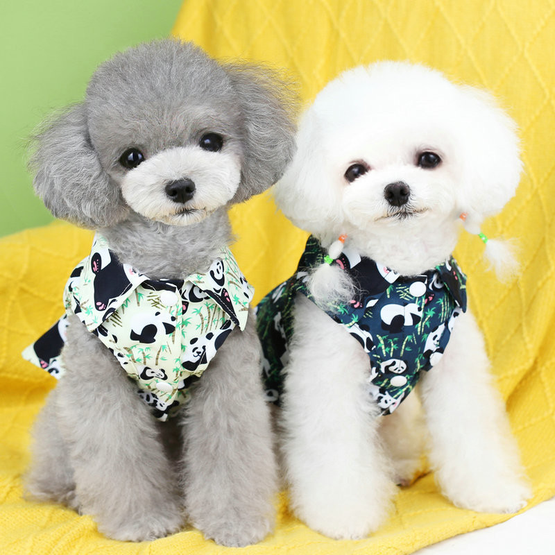 Kaķu suņu krekls Vasaras suņa veste mētelis Čivavas Jorkšīras terjeri Pomerānijas apģērbi Šicu Maltas pūdelis Bišons Mājdzīvnieku apģērbs