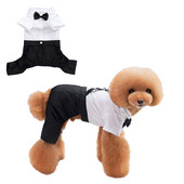 Ρούχα για σκύλους Gentleman Επίσημο μπλουζάκι νυφικό για κουτάβι για μικρά σκυλιά Παπιγιόν στολή για κατοικίδια Γαλλικά μπουλντόγκ Chihuahua Κοστούμια για πάρτι