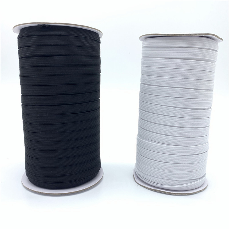 3/6/8/10/12 mm 5 jardai/partija Labai elastinga siuvimo elastinė juostelė Elastinė elastano juosta apdailos siuvimo audinys "Pasidaryk pats" drabužių priedai