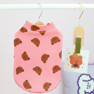 Kisállat Kutya Ruhák Medve Fej Ingek Kutya Ruházat Macska Kicsi Aranyos Vékony Tavaszi Nyári Divat Fiú Lány Chihuahua Kisállat termékek 2023