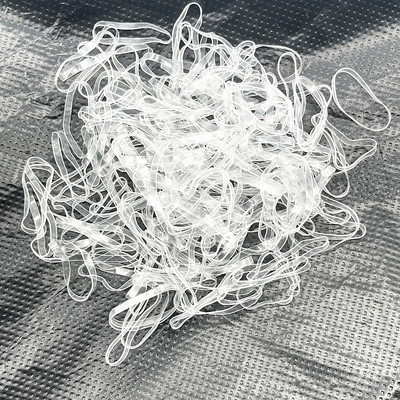 200 gab. - 1000 gab. Krāsains gumijas gredzens vienreizējās lietošanas elastīgās matu lentes zirgastes turētājs Gumijas lentes Scrunchies Bērnu matu aksesuāri