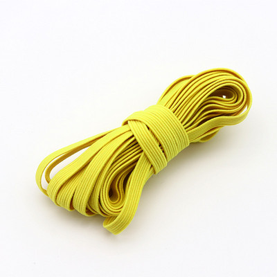 5 m elasztikus gumiszalag színes varrás háztartási gumiszalag poliészter rugalmas szalag ruha varrás kiegészítők tartozékok 6 mm