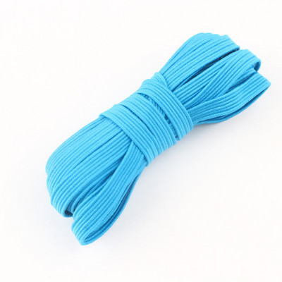 5 m elasztikus gumiszalag színes varrás háztartási gumiszalag poliészter rugalmas szalag ruha varrás kiegészítők tartozékok 6 mm