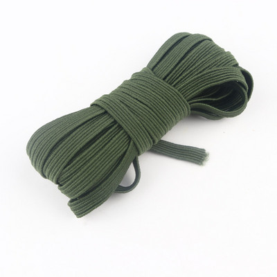 5 m elasztikus gumiszalag színes varrás háztartási gumiszalag poliészter rugalmas szalag ruha varrás kiegészítők tartozékok 6 mm