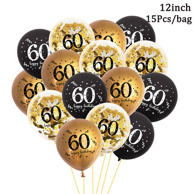 Chicinlife 1set Daudz laimes 30. 40. 50. 50. 60. dzimšanas dienā Foto kabīnes rekvizīti Pieaugušo dzimšanas dienas svinību fotokabīnes rekvizīti dzimšanas dienas dekorēšana