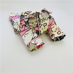 Drukāt Suņu apģērbi Suņu krekls Pidžama maziem un vidējiem suņiem Franču buldogu kucēnu Tkrekli Naktskrekli Šnaucers mājdzīvnieku peldmētelis pidžamas