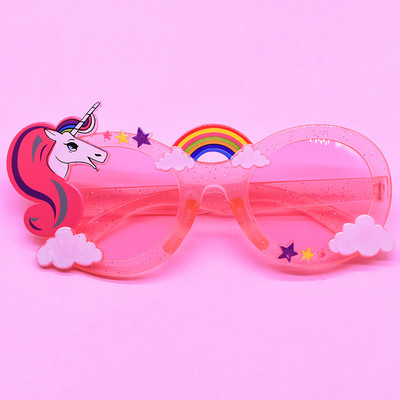 Очила за парти за рожден ден Забавна свещ Слънчогледови слънчеви очила Дъга Честит рожден ден Кабина за снимки Подпори Доставки Декорация за парти за деца