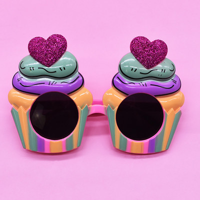 Очила за парти за рожден ден Забавна свещ Слънчогледови слънчеви очила Дъга Честит рожден ден Кабина за снимки Подпори Доставки Декорация за парти за деца