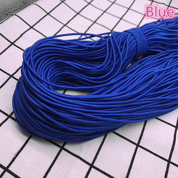 Нов 5 ярда 2 мм 2,5 мм висока еластична кръгла еластична лента Еластичен шнур за изработка на бижута Направи си сам аксесоари