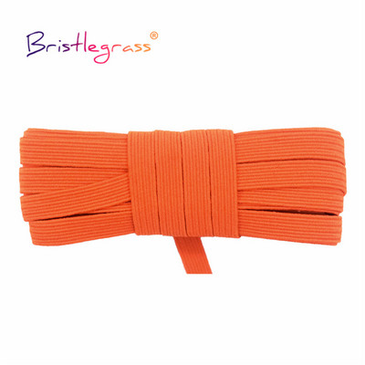 BRISTLEGRASS 2 5 10 Yard 1/4" 6 mm plokščias liesas elastinis laidas latekso guminė juosta, elastinga styginė, veido dangtelis, suknelės su ausies kilpa siuvimo apdaila