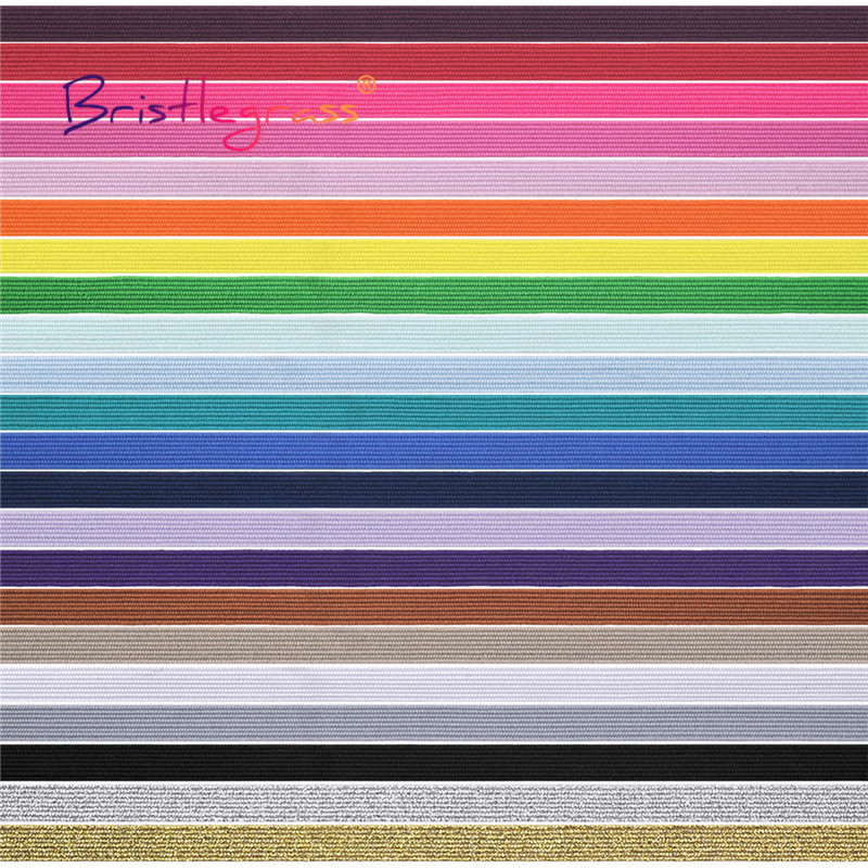 BRISTLEGRASS 2 5 10 Yard 1/4" 6 mm plokščias liesas elastinis laidas latekso guminė juosta, elastinga styginė, veido dangtelis, suknelės su ausies kilpa siuvimo apdaila