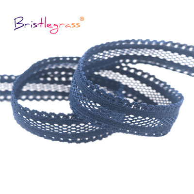 BRISTLEGRASS 2 5 10 Yard 5/8" 15 mm "Picot Loop" tinklelis, dekoratyvinis nėrinių apdaila elastinga elastanas juosta plaukų kaklaraištis apatinis trikotažas, siuvimas
