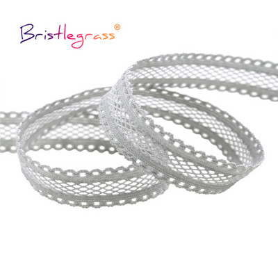BRISTLEGRASS 2 5 10 Yard 5/8" 15 mm "Picot Loop" tinklelis, dekoratyvinis nėrinių apdaila elastinga elastanas juosta plaukų kaklaraištis apatinis trikotažas, siuvimas
