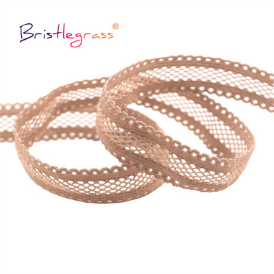 BRISTLEGRASS 2 5 10 Yard 5/8" 15 mm "Picot Loop" tinklelis, dekoratyvinis nėrinių apdaila elastinga elastanas juosta plaukų kaklaraištis apatinis trikotažas, siuvimas