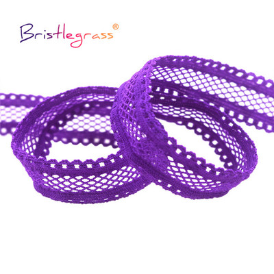 BRISTLEGRASS 2 5 10 Yard 5/8" 15 mm "Picot Loop" tinklelis, dekoratyvinis nėrinių apdaila elastinga elastanas juosta plaukų kaklaraištis apatinis trikotažas, siuvimas