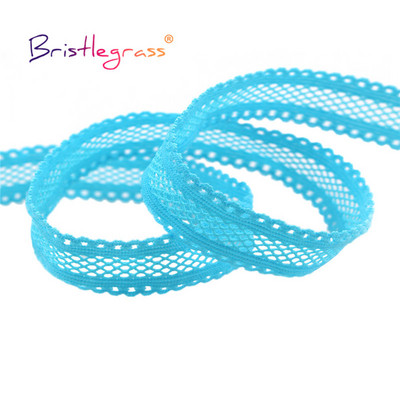 BRISTLEGRASS 2 5 10 Yard 5/8" 15 mm "Picot Loop" tinklelis, dekoratyvinis nėrinių apdaila elastinga elastanas juosta plaukų kaklaraištis apatinis trikotažas, siuvimas