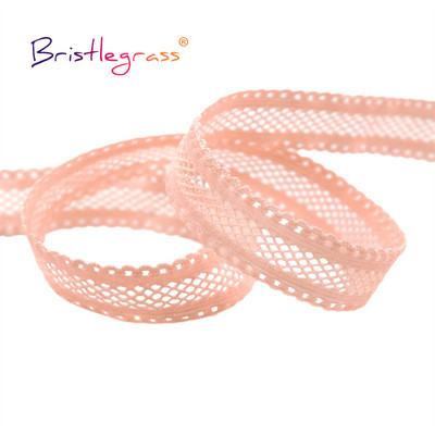 BRISTLEGRASS 2 5 10 Yard 5/8" 15 mm "Picot Loop" tinklelis, dekoratyvinis nėrinių apdaila elastinga elastanas juosta plaukų kaklaraištis apatinis trikotažas, siuvimas