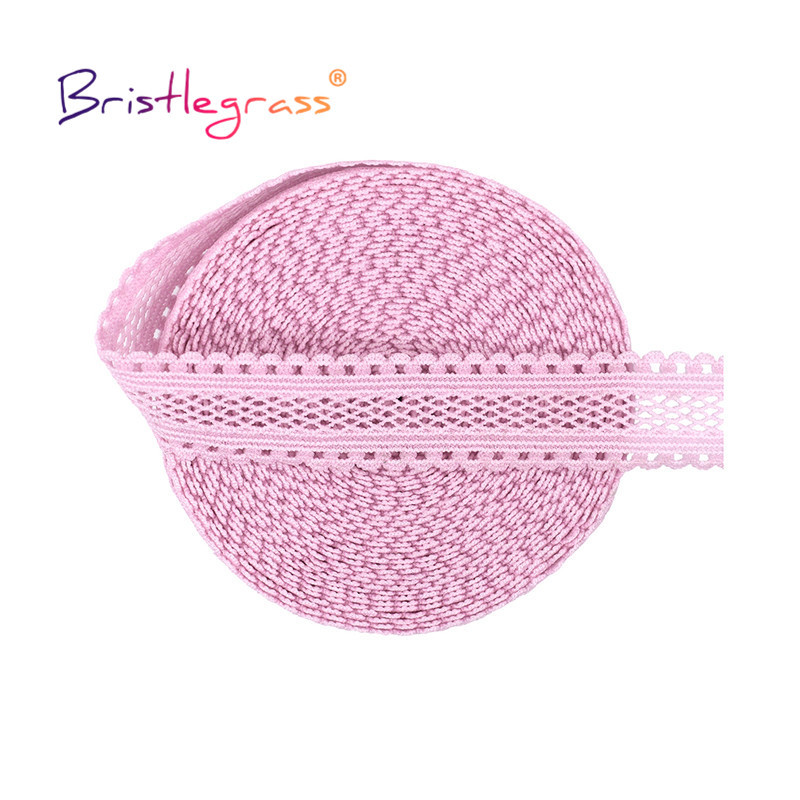 BRISTLEGRASS 2 5 10 Yard 5/8" 15 mm "Picot Loop" tinklelis, dekoratyvinis nėrinių apdaila elastinga elastanas juosta plaukų kaklaraištis apatinis trikotažas, siuvimas