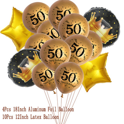 1Σετ 18 30 40 50 60 χρονών από χαρτί Χειροποίητα εξαρτήματα φωτογραφίας γενεθλίων για ενήλικες Χρόνια πολλά άρθρα διακόσμησης για πάρτι