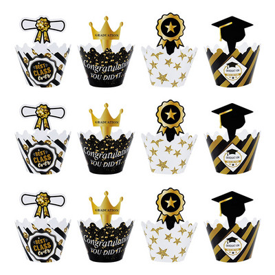 1Gb Melnā zelta izlaiduma rāmis Izlaiduma ballītes kabīnes rekvizīti Izlaiduma foto dekori DIY foto rekvizīti Izlaiduma ballītes piederumi