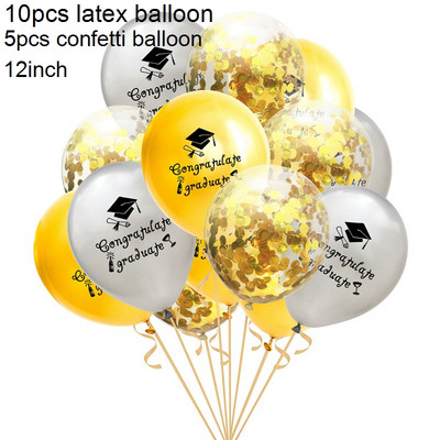 1Gb Melnā zelta izlaiduma rāmis Izlaiduma ballītes kabīnes rekvizīti Izlaiduma foto dekori DIY foto rekvizīti Izlaiduma ballītes piederumi