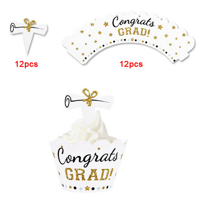 1Gb Melnā zelta izlaiduma rāmis Izlaiduma ballītes kabīnes rekvizīti Izlaiduma foto dekori DIY foto rekvizīti Izlaiduma ballītes piederumi