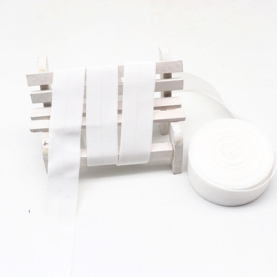 5m színes szegély gumiszalag nagy rugalmasság duplán hajtogatott gumiszalag otthoni csipke dekoráció varró öv ruházati kiegészítők 2cm