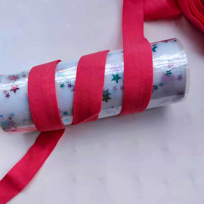 5m színes szegély gumiszalag nagy rugalmasság duplán hajtogatott gumiszalag otthoni csipke dekoráció varró öv ruházati kiegészítők 2cm